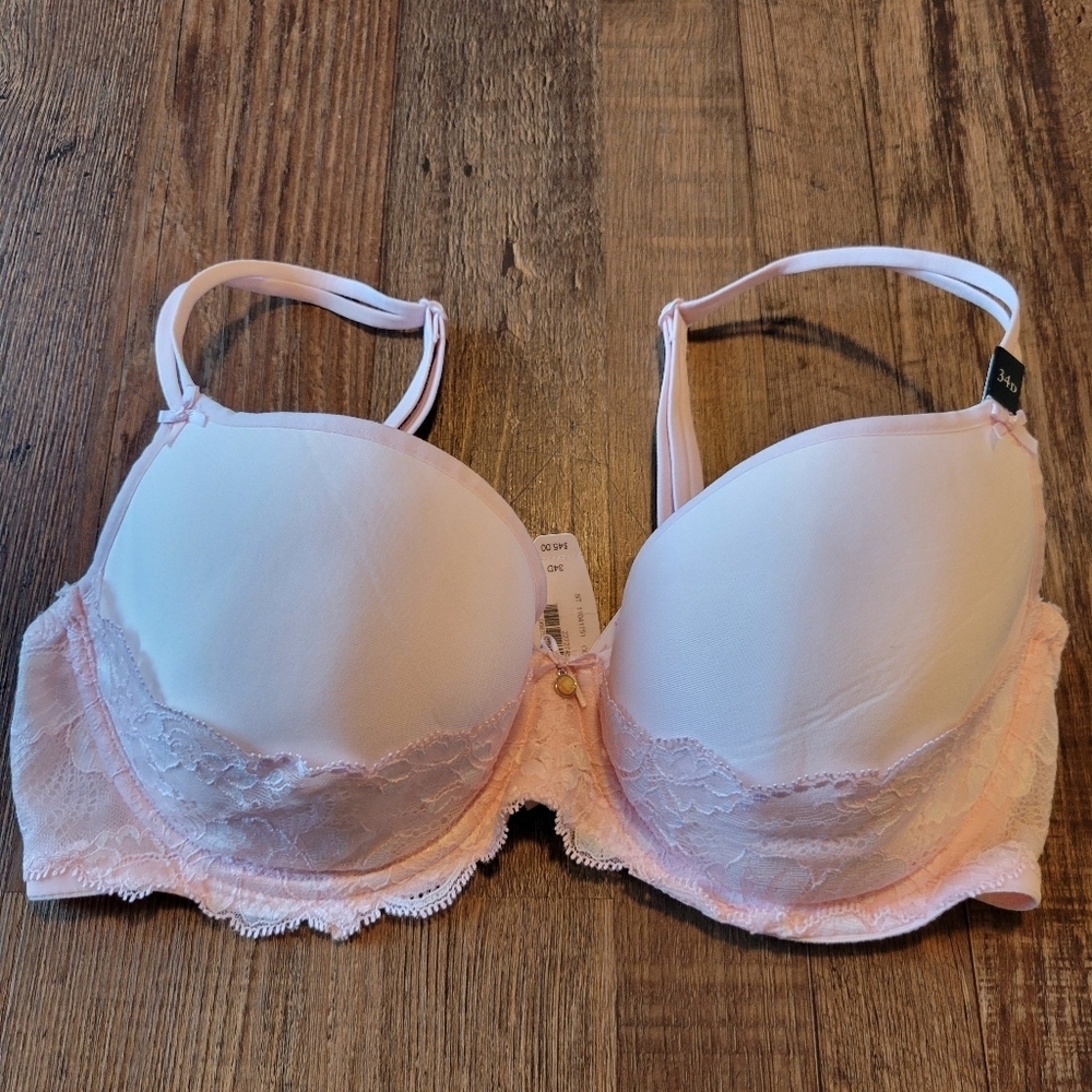 Victoria's Secret Demi Bra Light Pink With Lace